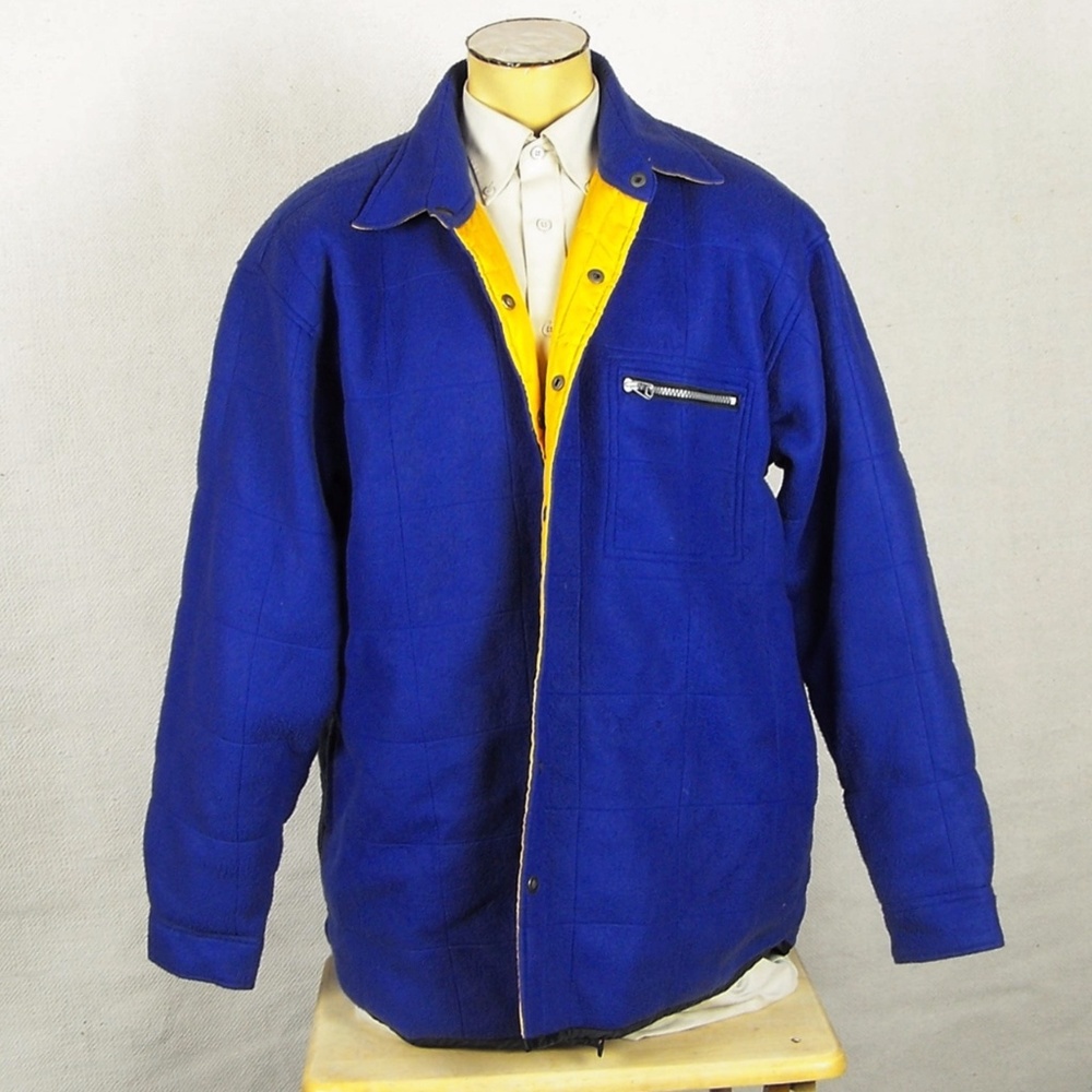 Utility Reversible Fleece Waterproof Men Jacket